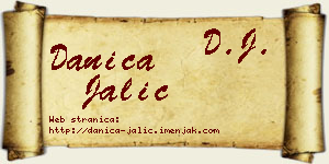 Danica Jalić vizit kartica